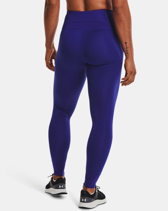 Women's ColdGear® Infrared Full-Length Leggings, Blue, pdpMainDesktop image number 1